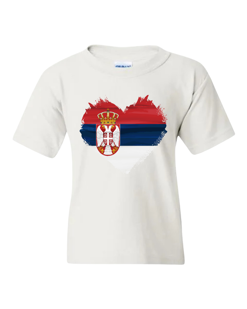 Dečija Majica Srce Srbija