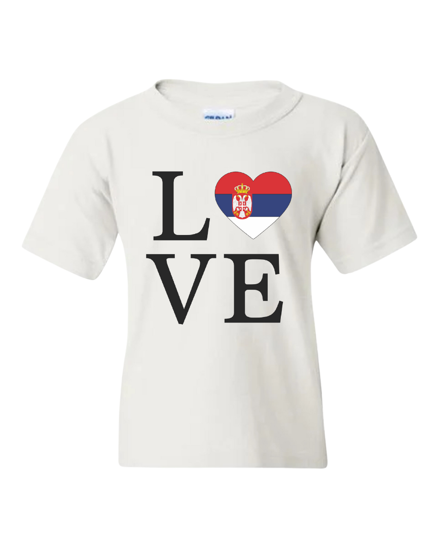 Dečija Majica Love Srbija
