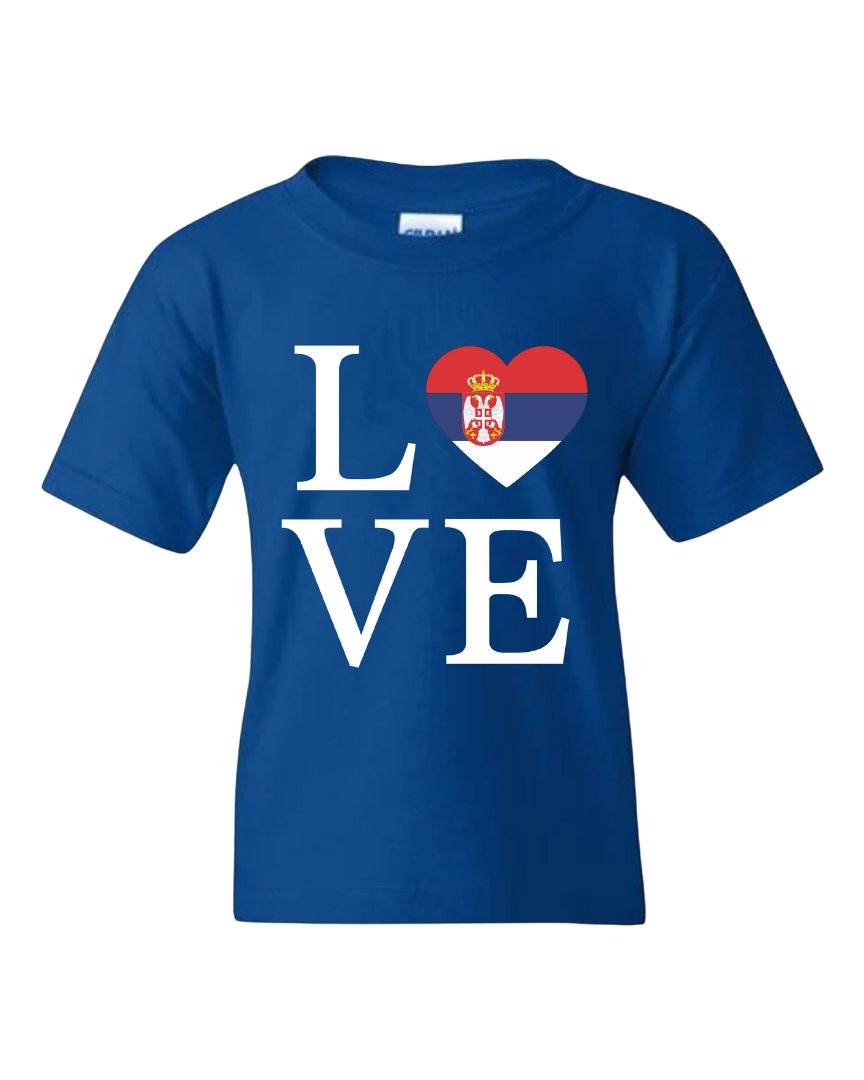 Dečija Majica Love Srbija
