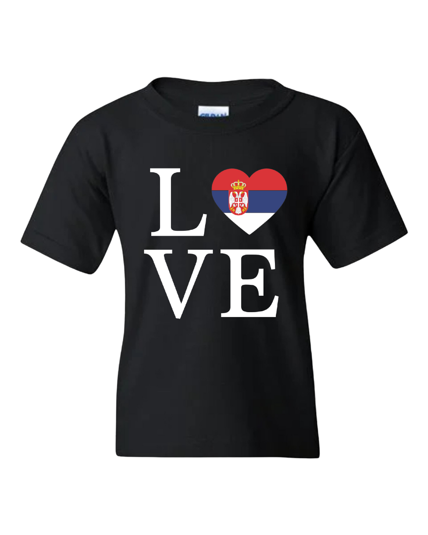 Dečija Majica Love Srbija