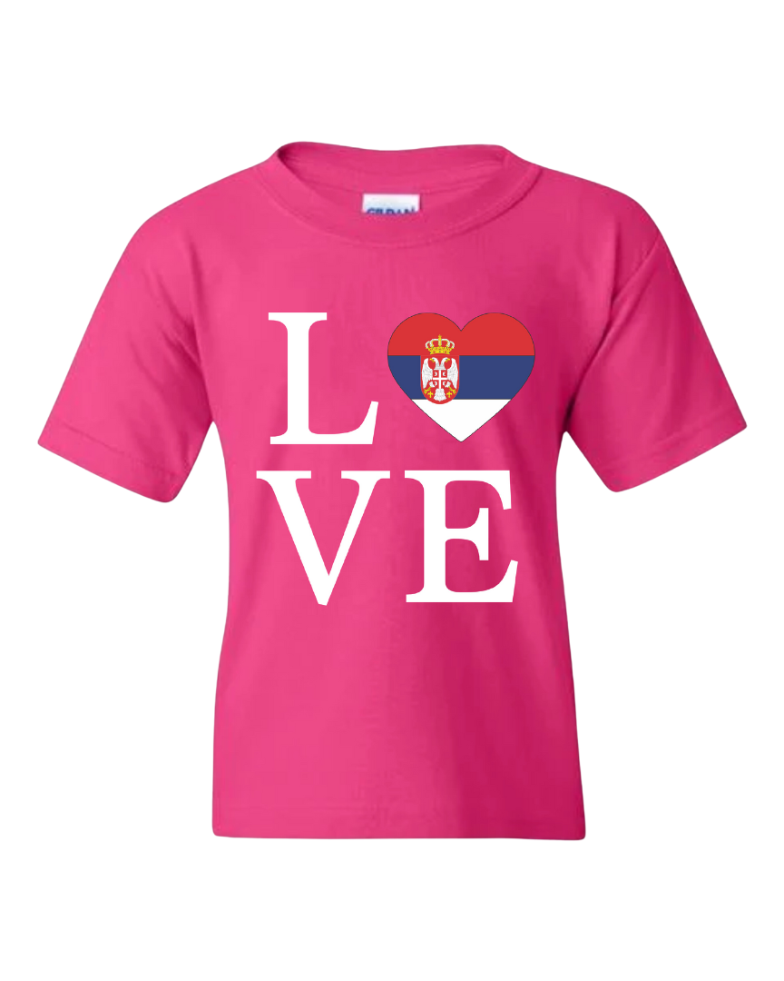Dečija Majica Love Srbija